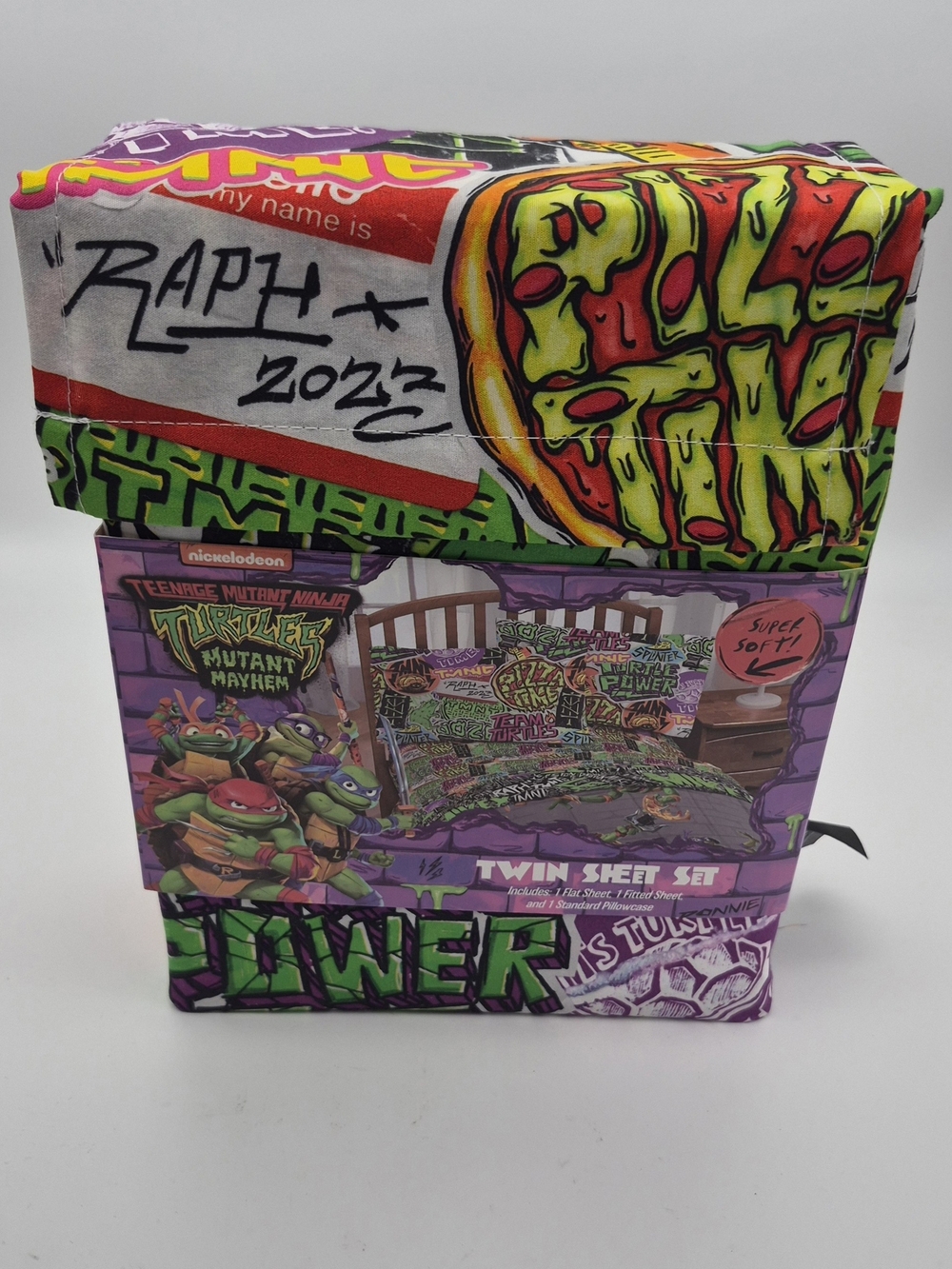 Teenage Mutant Ninja Turtles Twin Sheet Set - Multicolor
